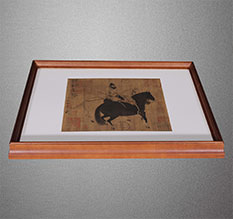 烟台书画装裱配框服务案例